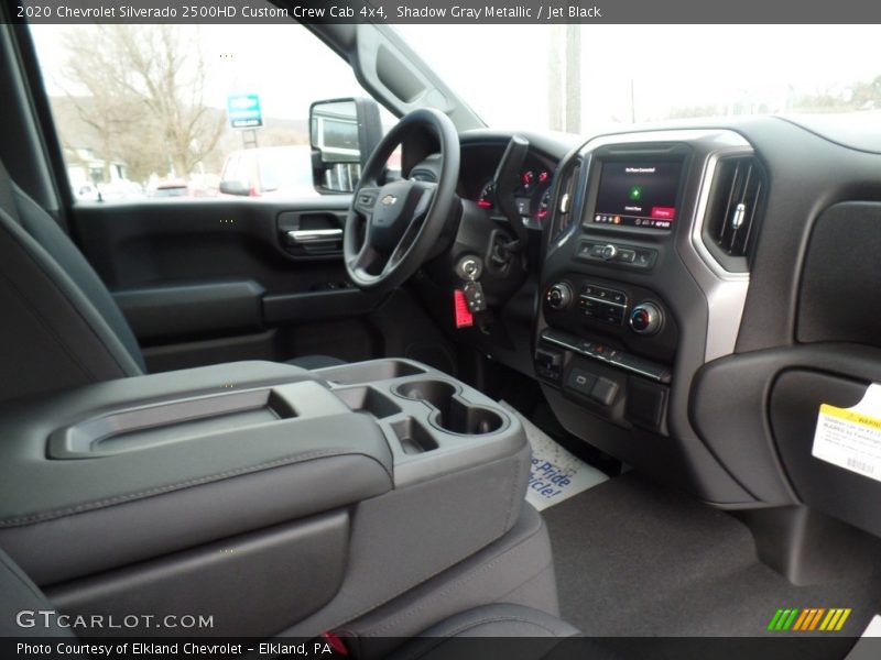 Shadow Gray Metallic / Jet Black 2020 Chevrolet Silverado 2500HD Custom Crew Cab 4x4