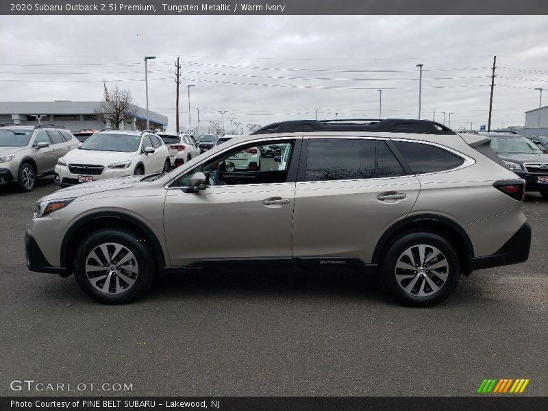 Tungsten Metallic / Warm Ivory 2020 Subaru Outback 2.5i Premium
