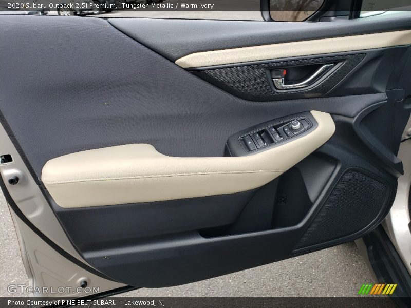 Tungsten Metallic / Warm Ivory 2020 Subaru Outback 2.5i Premium