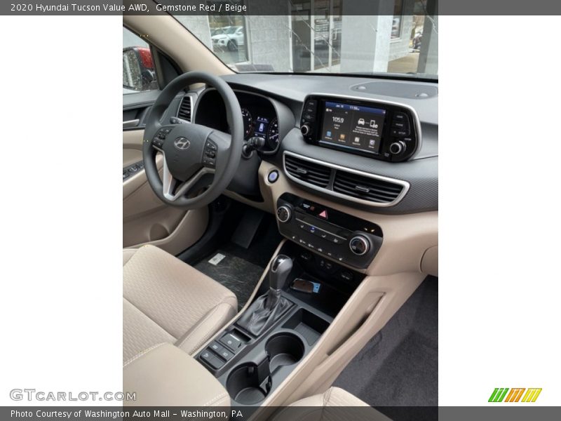 Gemstone Red / Beige 2020 Hyundai Tucson Value AWD