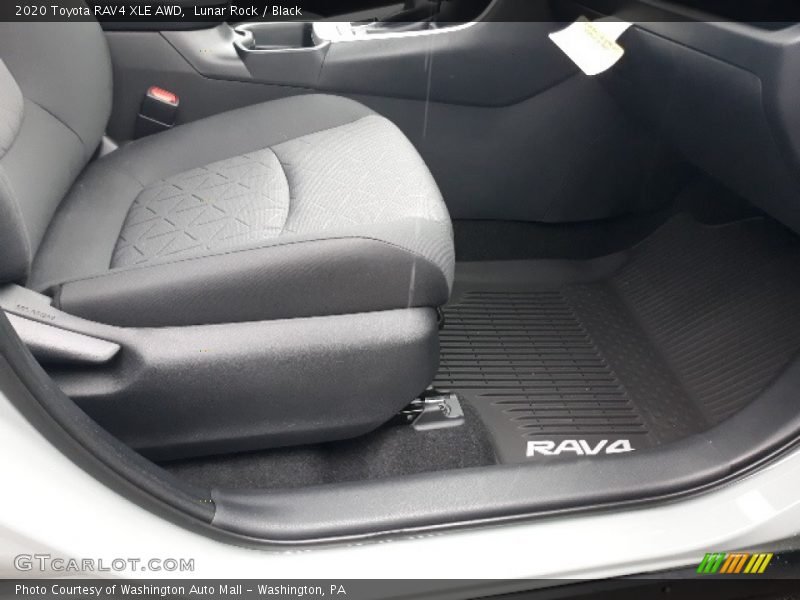 Lunar Rock / Black 2020 Toyota RAV4 XLE AWD