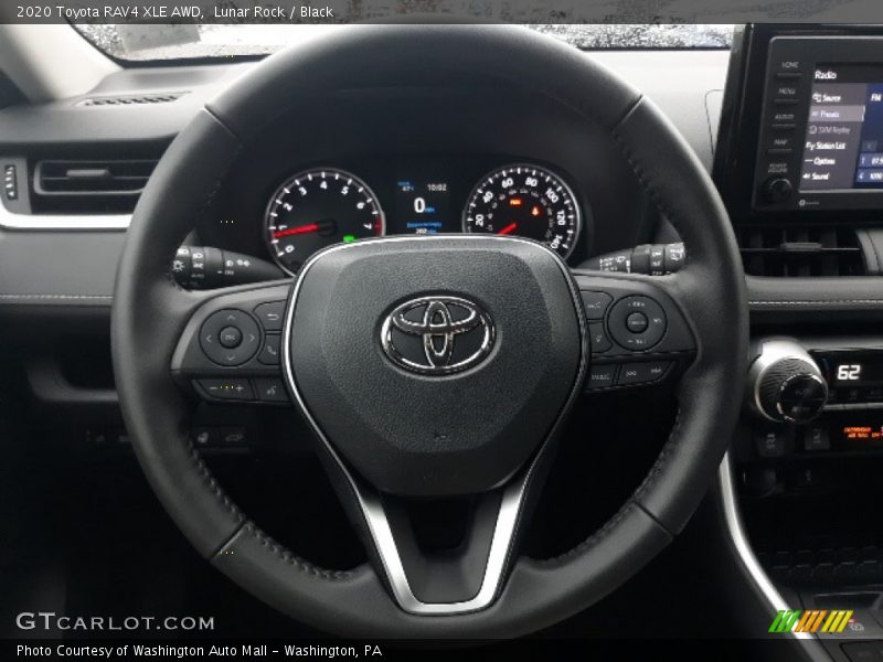 Lunar Rock / Black 2020 Toyota RAV4 XLE AWD