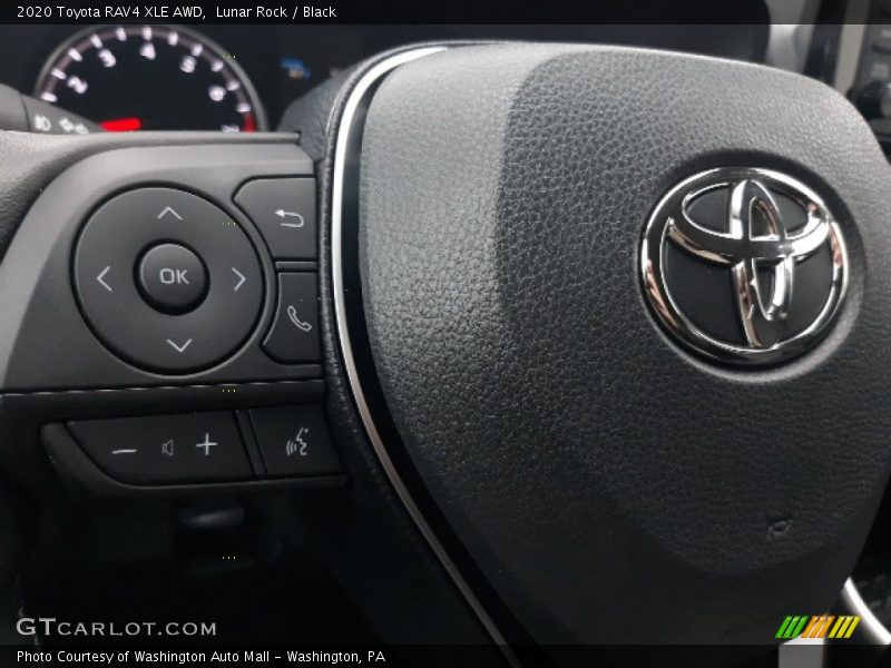 Lunar Rock / Black 2020 Toyota RAV4 XLE AWD