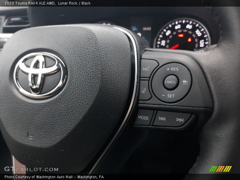 Lunar Rock / Black 2020 Toyota RAV4 XLE AWD