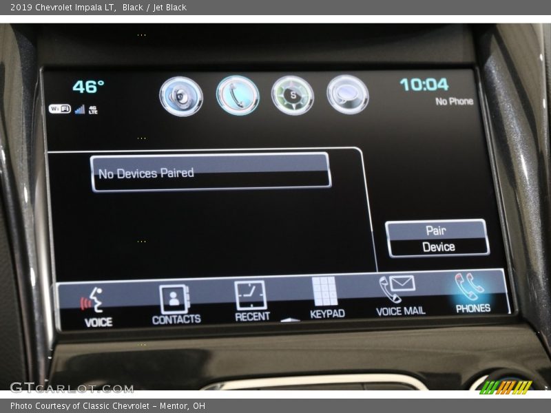 Black / Jet Black 2019 Chevrolet Impala LT