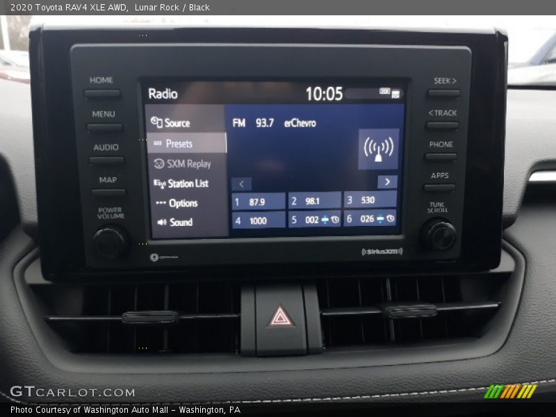 Lunar Rock / Black 2020 Toyota RAV4 XLE AWD