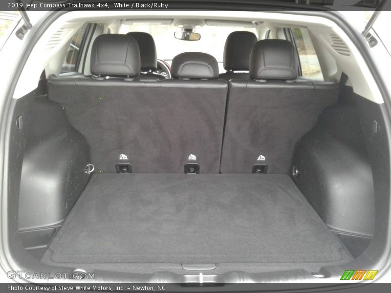 White / Black/Ruby 2019 Jeep Compass Trailhawk 4x4