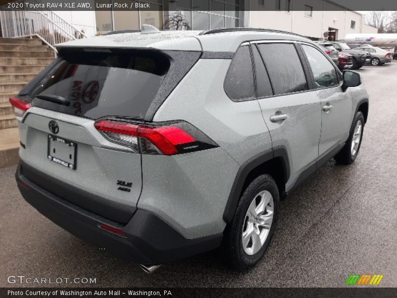 Lunar Rock / Black 2020 Toyota RAV4 XLE AWD