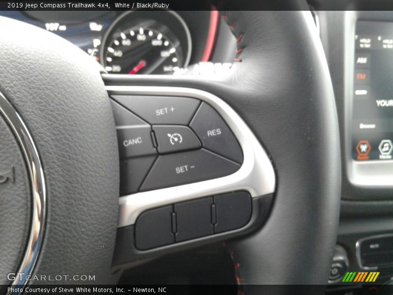 White / Black/Ruby 2019 Jeep Compass Trailhawk 4x4
