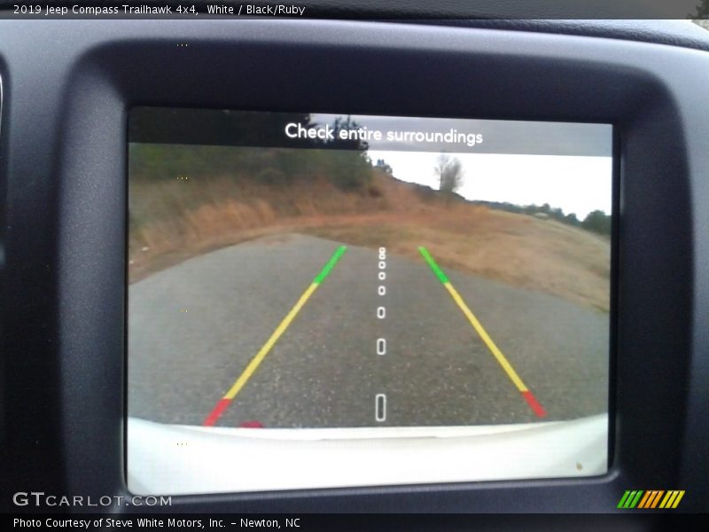 White / Black/Ruby 2019 Jeep Compass Trailhawk 4x4