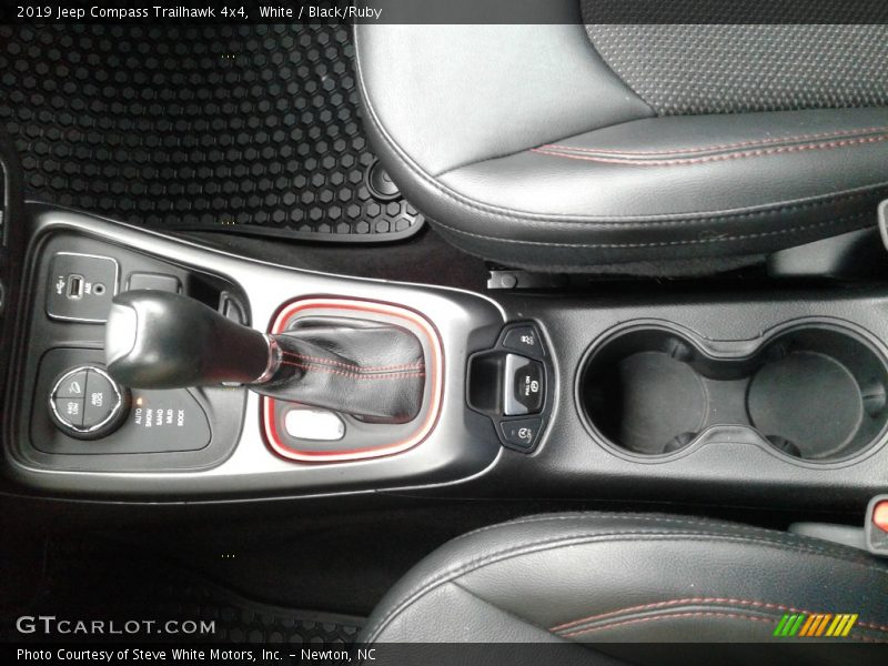White / Black/Ruby 2019 Jeep Compass Trailhawk 4x4