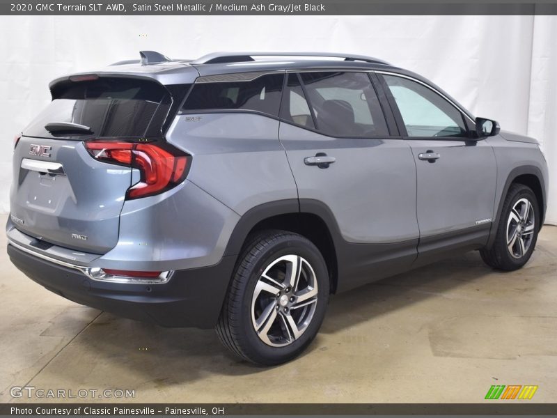 Satin Steel Metallic / Medium Ash Gray/Jet Black 2020 GMC Terrain SLT AWD