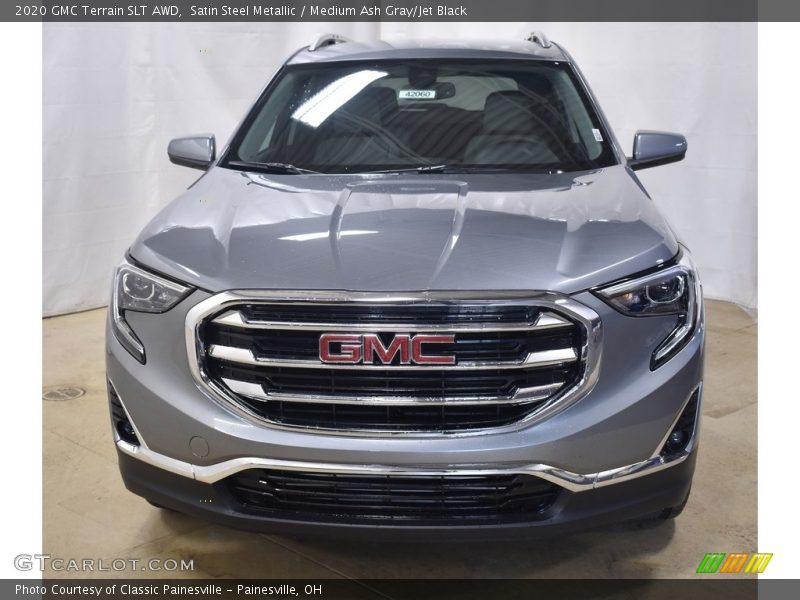 Satin Steel Metallic / Medium Ash Gray/Jet Black 2020 GMC Terrain SLT AWD