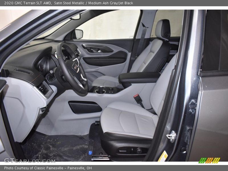 Satin Steel Metallic / Medium Ash Gray/Jet Black 2020 GMC Terrain SLT AWD