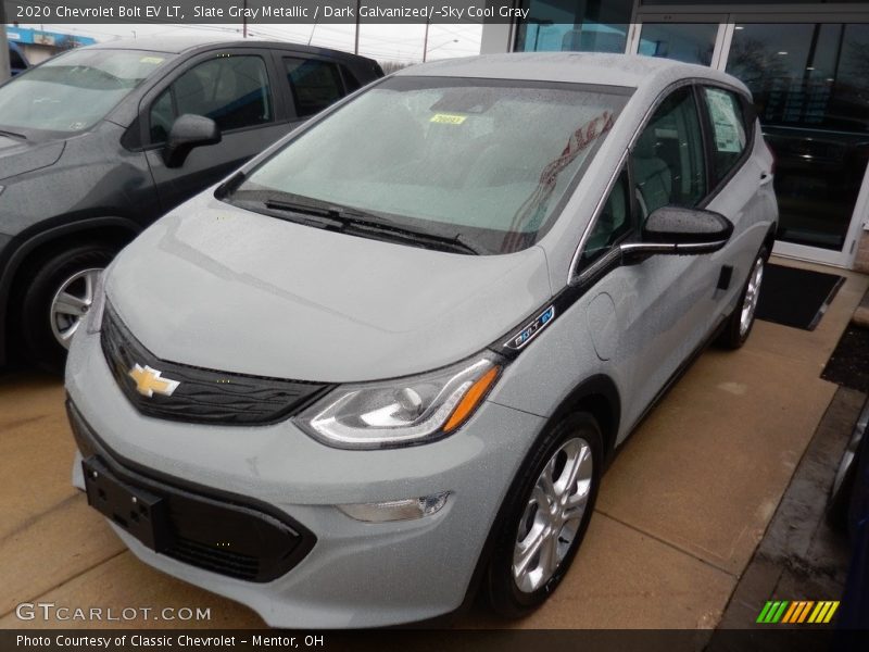 Slate Gray Metallic / Dark Galvanized/­Sky Cool Gray 2020 Chevrolet Bolt EV LT
