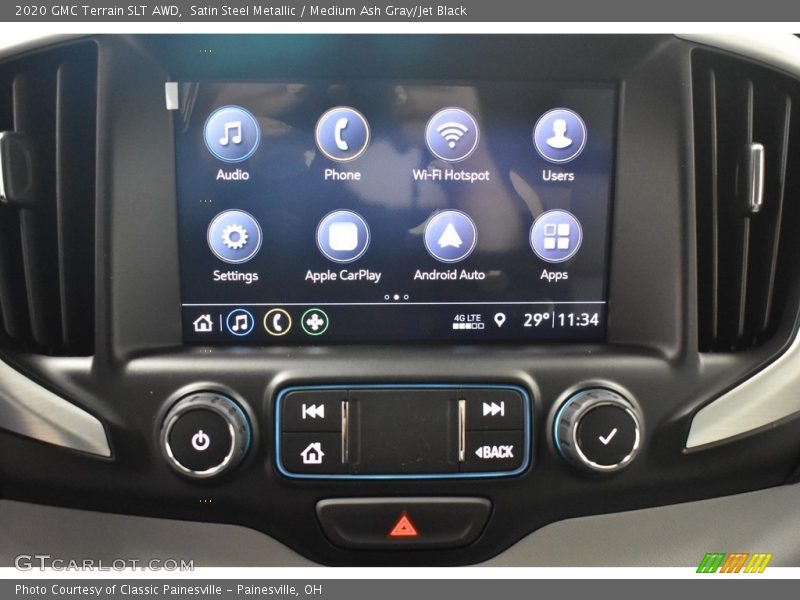 Satin Steel Metallic / Medium Ash Gray/Jet Black 2020 GMC Terrain SLT AWD