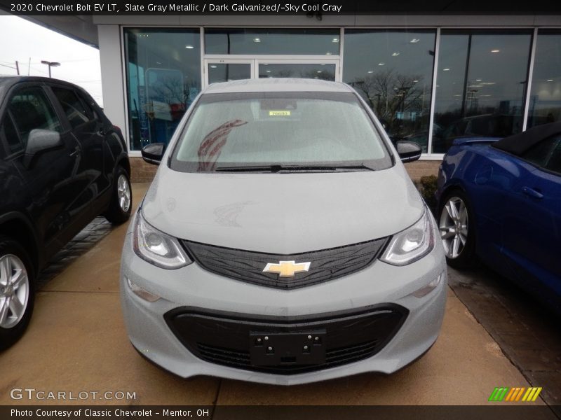 Slate Gray Metallic / Dark Galvanized/­Sky Cool Gray 2020 Chevrolet Bolt EV LT