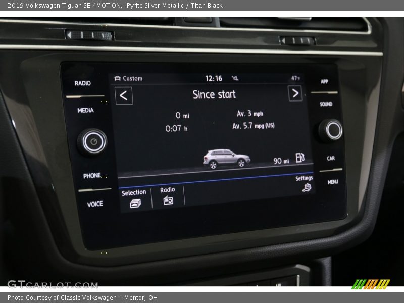 Pyrite Silver Metallic / Titan Black 2019 Volkswagen Tiguan SE 4MOTION