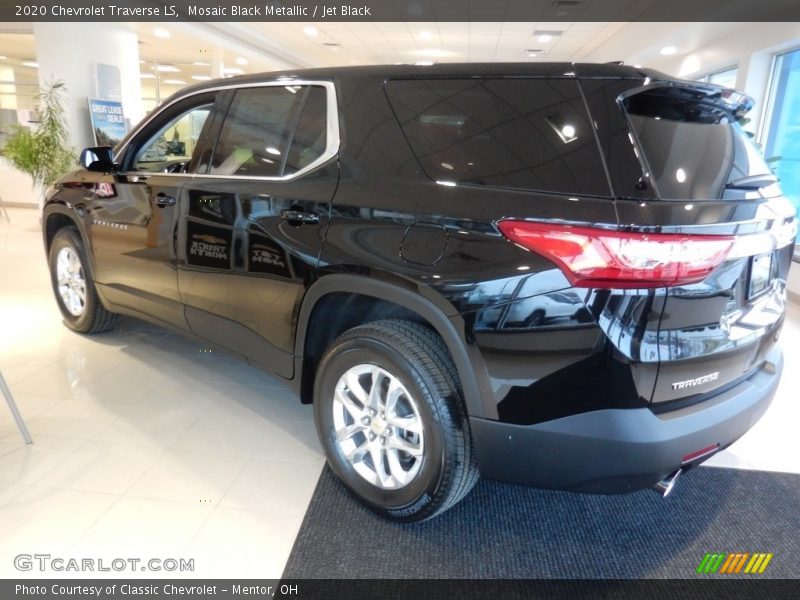 Mosaic Black Metallic / Jet Black 2020 Chevrolet Traverse LS