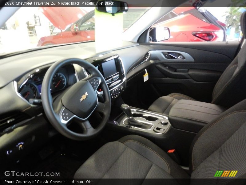 Mosaic Black Metallic / Jet Black 2020 Chevrolet Traverse LS