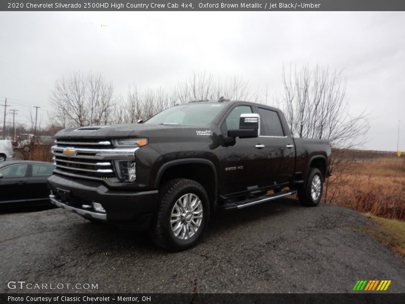Oxford Brown Metallic / Jet Black/­Umber 2020 Chevrolet Silverado 2500HD High Country Crew Cab 4x4