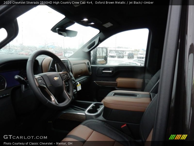 Front Seat of 2020 Silverado 2500HD High Country Crew Cab 4x4