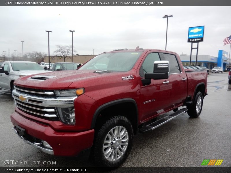 Cajun Red Tintcoat / Jet Black 2020 Chevrolet Silverado 2500HD High Country Crew Cab 4x4