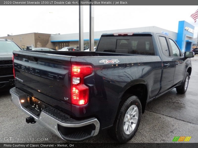 Northsky Blue Metallic / Jet Black 2020 Chevrolet Silverado 1500 LT Double Cab 4x4