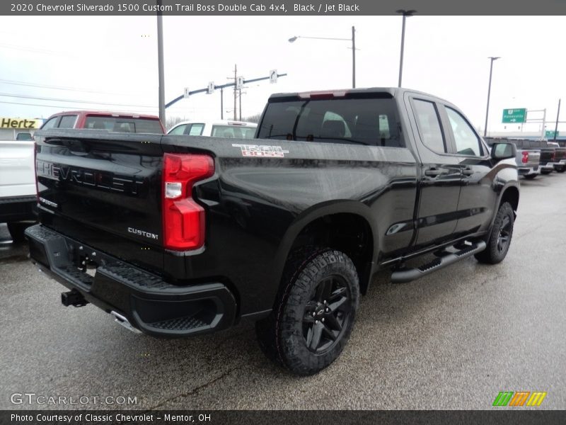 Black / Jet Black 2020 Chevrolet Silverado 1500 Custom Trail Boss Double Cab 4x4