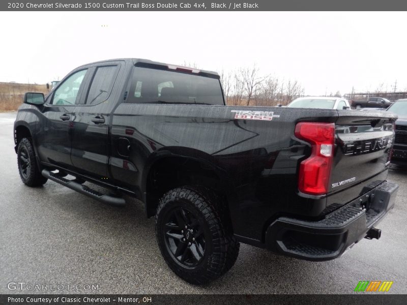 Black / Jet Black 2020 Chevrolet Silverado 1500 Custom Trail Boss Double Cab 4x4