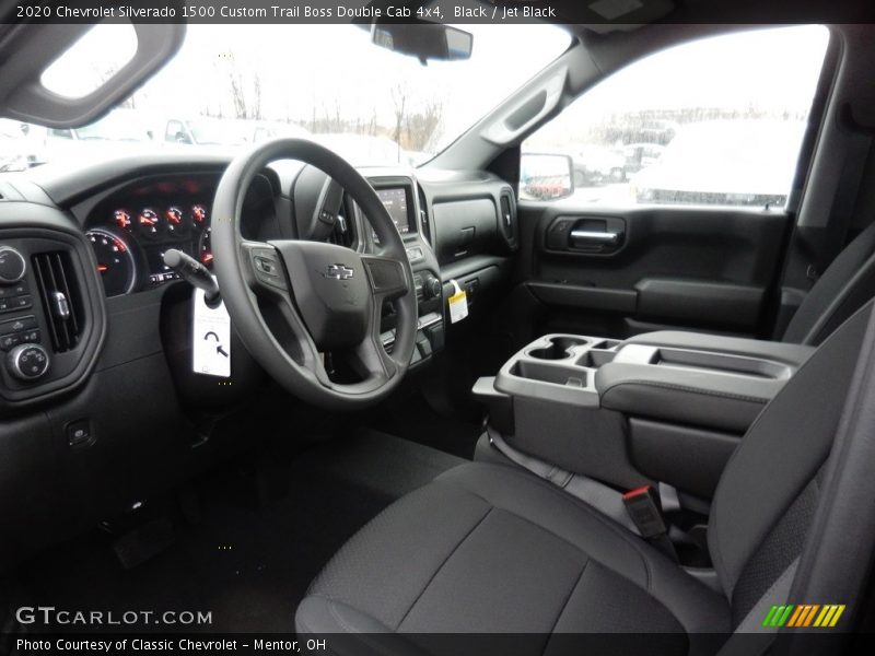 Black / Jet Black 2020 Chevrolet Silverado 1500 Custom Trail Boss Double Cab 4x4