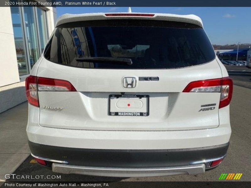 Platinum White Pearl / Black 2020 Honda Pilot Touring AWD