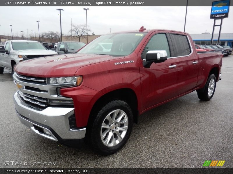 Cajun Red Tintcoat / Jet Black 2020 Chevrolet Silverado 1500 LTZ Crew Cab 4x4