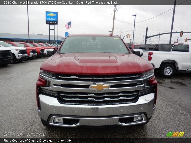 Cajun Red Tintcoat / Jet Black 2020 Chevrolet Silverado 1500 LTZ Crew Cab 4x4