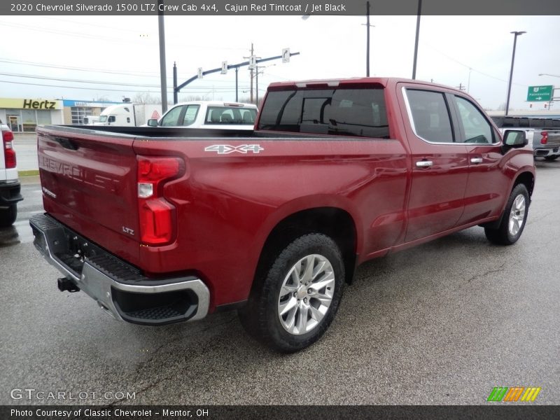 Cajun Red Tintcoat / Jet Black 2020 Chevrolet Silverado 1500 LTZ Crew Cab 4x4