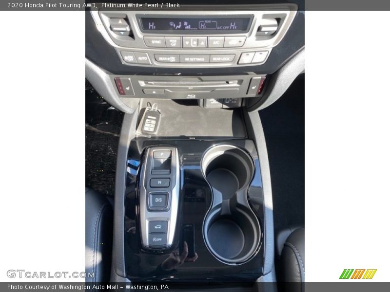 Platinum White Pearl / Black 2020 Honda Pilot Touring AWD