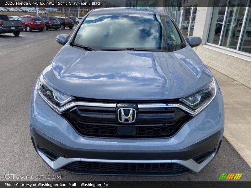 Sonic Gray Pearl / Black 2020 Honda CR-V EX AWD