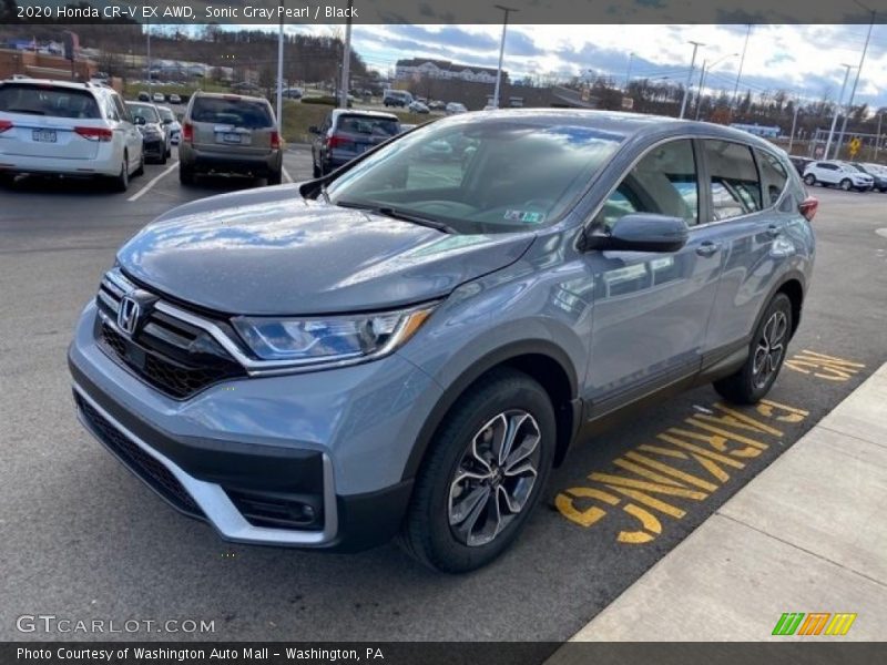 Sonic Gray Pearl / Black 2020 Honda CR-V EX AWD