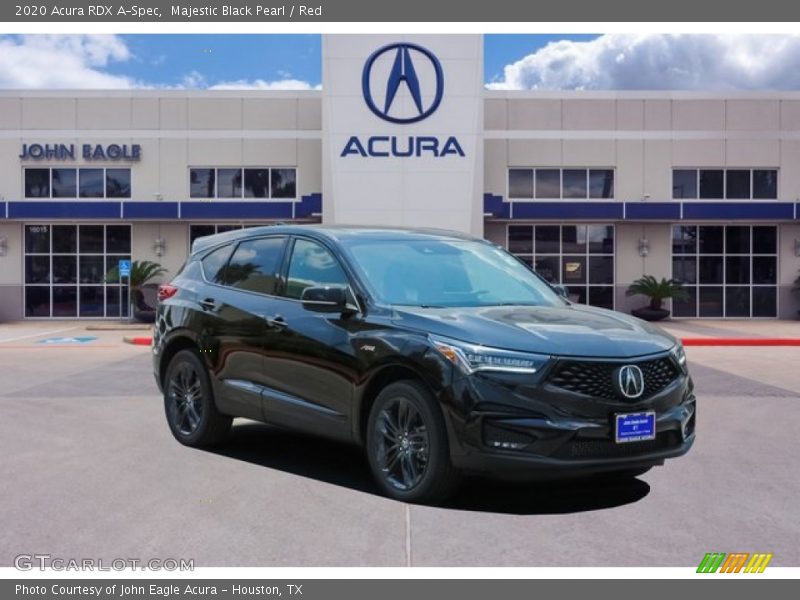 Majestic Black Pearl / Red 2020 Acura RDX A-Spec