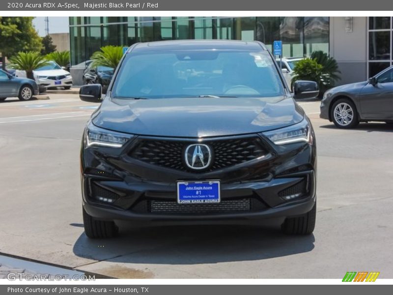 Majestic Black Pearl / Red 2020 Acura RDX A-Spec