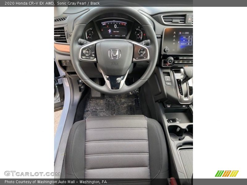 Sonic Gray Pearl / Black 2020 Honda CR-V EX AWD