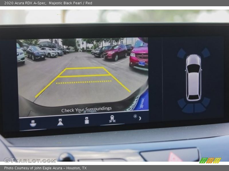 Majestic Black Pearl / Red 2020 Acura RDX A-Spec