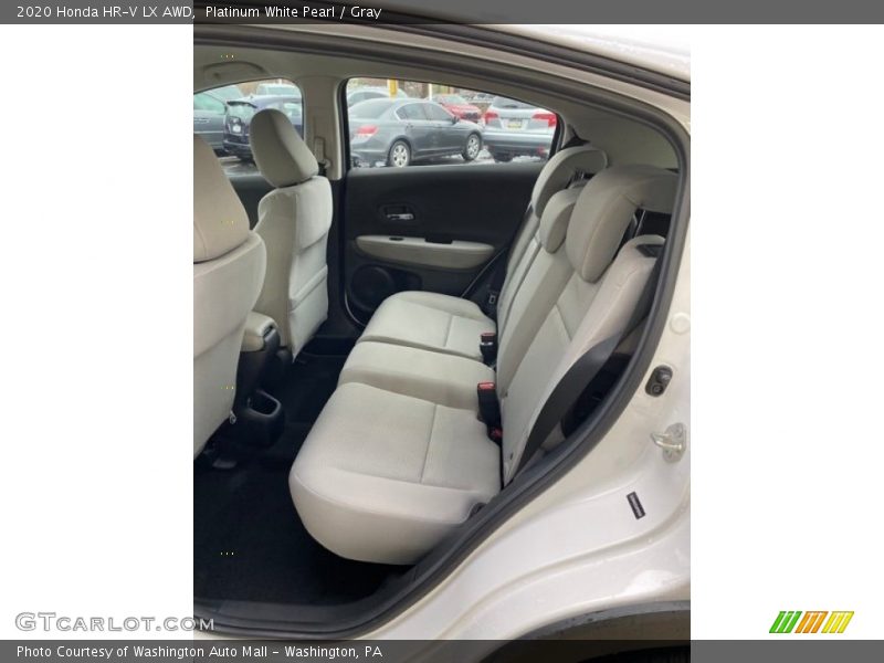 Platinum White Pearl / Gray 2020 Honda HR-V LX AWD