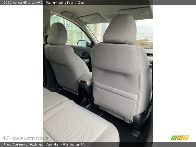Platinum White Pearl / Gray 2020 Honda HR-V LX AWD