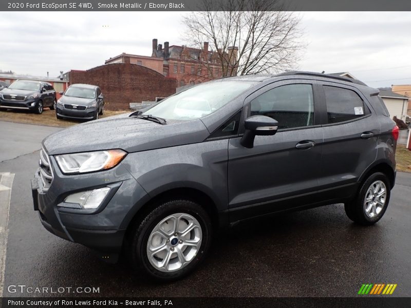 Smoke Metallic / Ebony Black 2020 Ford EcoSport SE 4WD