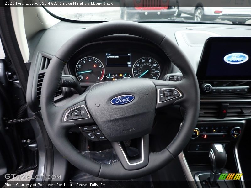 Smoke Metallic / Ebony Black 2020 Ford EcoSport SE 4WD