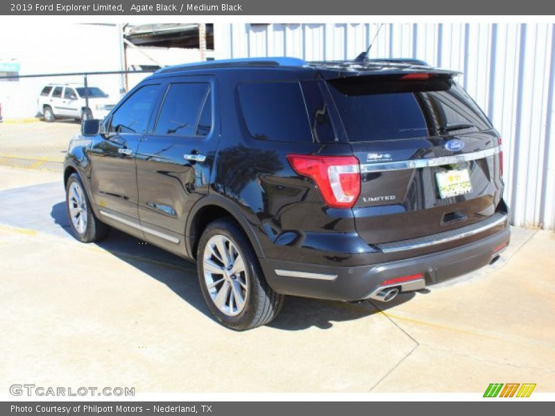 Agate Black / Medium Black 2019 Ford Explorer Limited