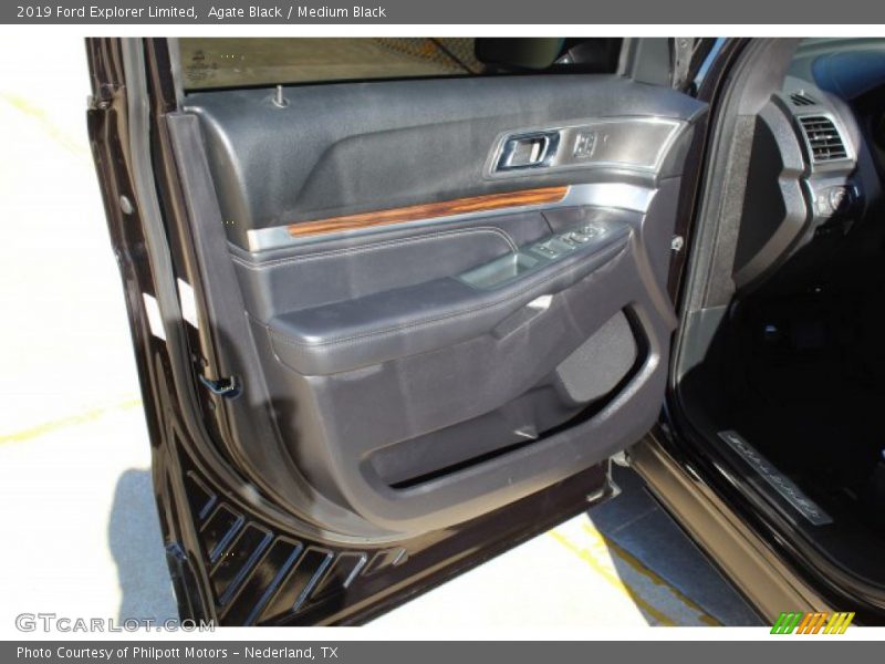 Agate Black / Medium Black 2019 Ford Explorer Limited