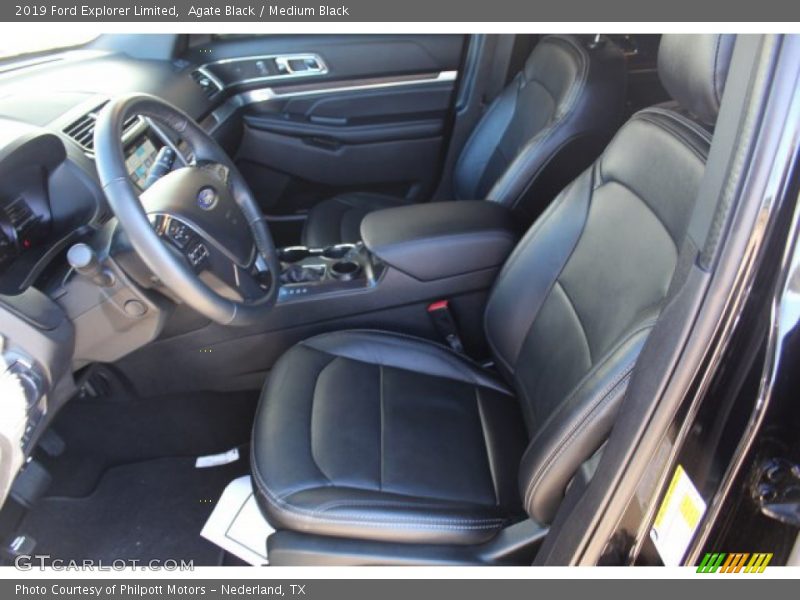 Agate Black / Medium Black 2019 Ford Explorer Limited