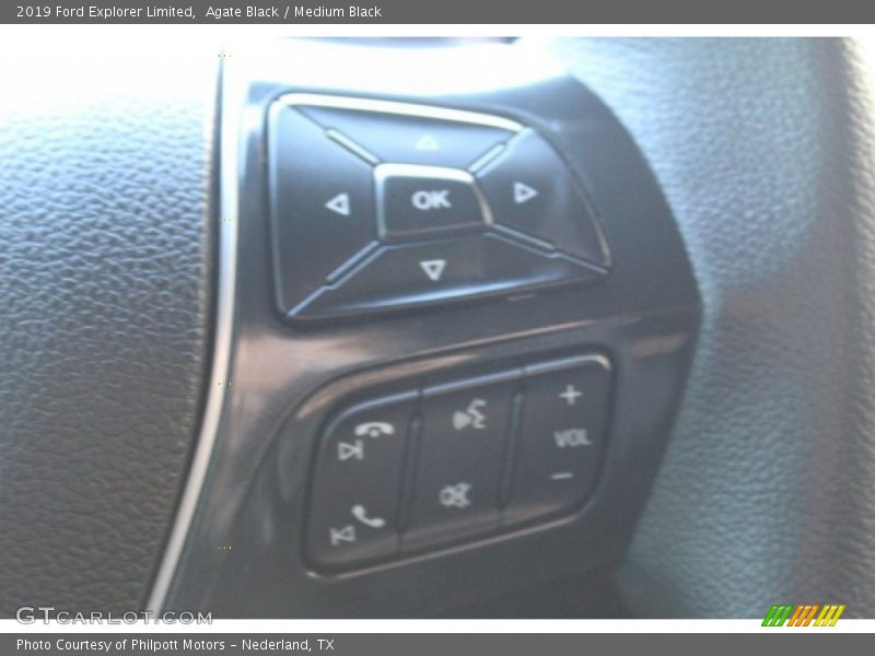 Agate Black / Medium Black 2019 Ford Explorer Limited
